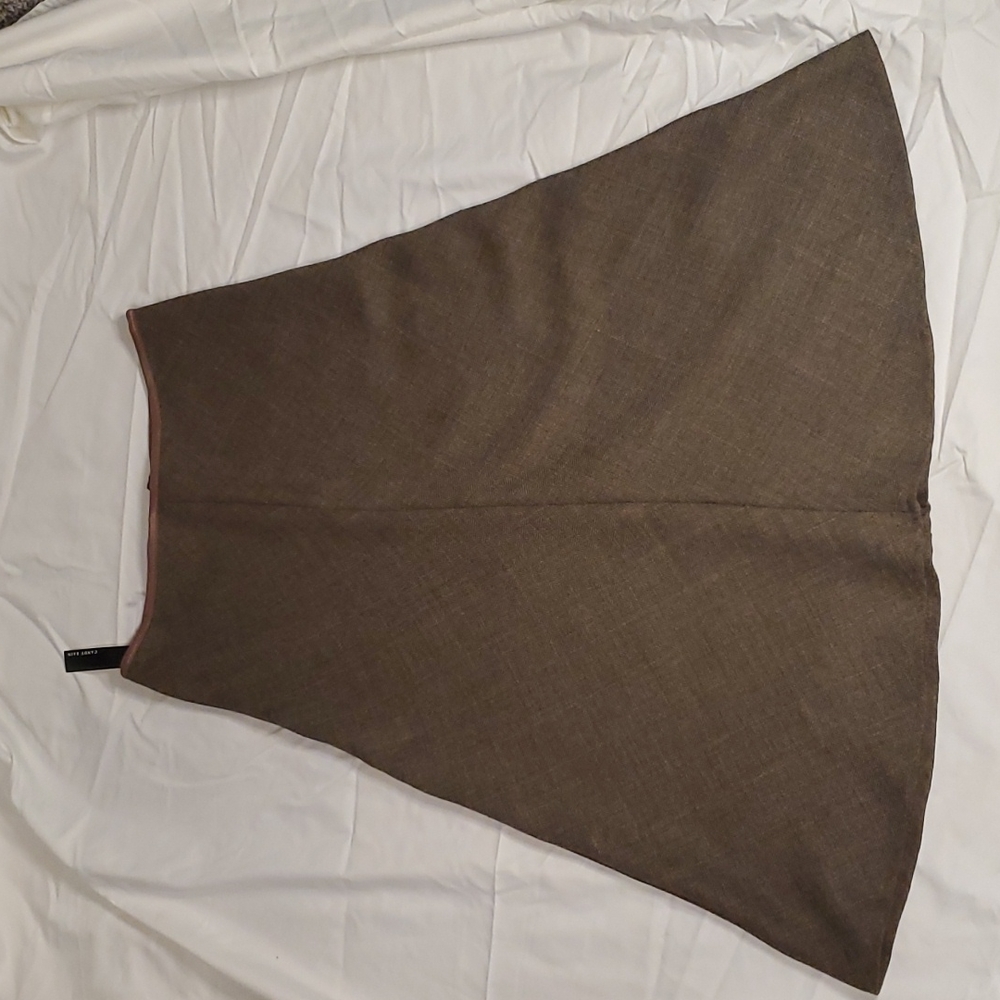 Vintage Candy Rain Brown Midi Skirt Size Large